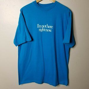 Vintage Mens XL Tee Shirt Single Stitch Short Sleeve Hanes Beefy T Pacific Bell